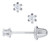 Children's 14K White Gold Diamond Studs