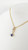 14K Yellow Gold Ceylon Sapphire Necklace w/ Diamond Accent 