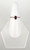 14K Yellow Gold Oval Amethyst Ring w/ Diamond Accents 