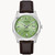 Men's Bulova Surveyor Watch-Green w/ Leather Strap