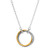 Two-Tone Overlapping Circles Necklace