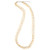 Two-Tone 3-Strand Oval Link Necklace