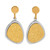 Two-Tone Abstract Textured Dangles