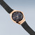 Ladies' Bering Watch-Black & Rose Mother of Pearl