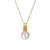 14K Yellow Gold 8mm Pearl Pendant 