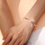 Sterling Silver CZ Wave Cuff