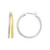 ELLE Two-Tone Split Hoops