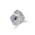 ELLE Amethyst Spiral Band