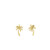 Gold-Plated Palm Tree Studs