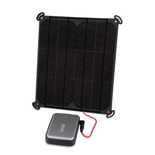 9 Watt Solar Charger Kit - Charcoal