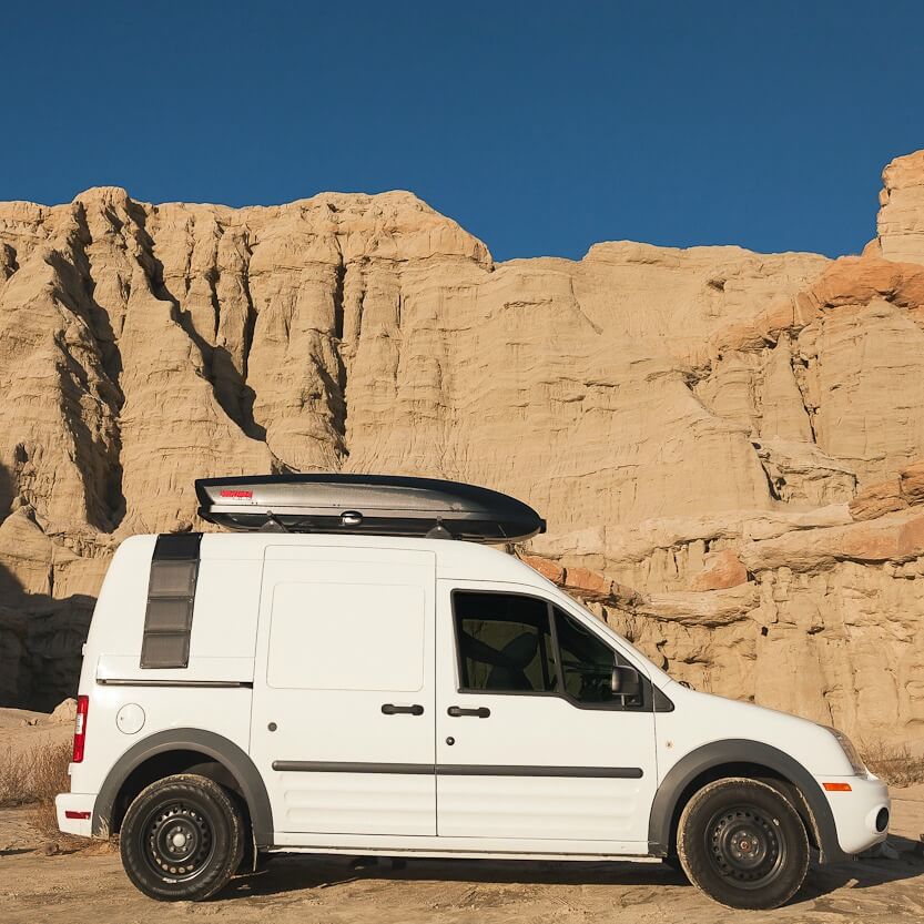 solar charger on van