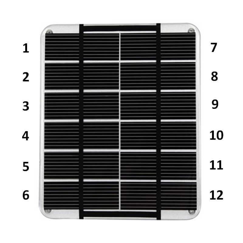 string cells in series solar panel
