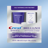 Crest 3D White Brilliance 2 Step Premium Toothpaste and Whitening Gel System