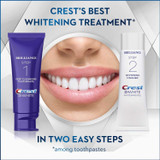 Crest 3D White Brilliance 2 Step Premium Toothpaste and Whitening Gel System