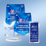[TWIN] Crest 3D Whitestrips 1 Week Smile Transformation + LED Bundle - Unboxed (formerly Glamorous White)