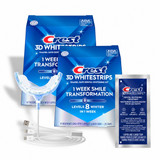 [TWIN] Crest 3D Whitestrips 1 Week Smile Transformation + LED Bundle - Unboxed (formerly Glamorous White)