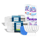 Philips Zoom Nite White 22% Mouthguard Set & Brilliance Toothpaste Bundle