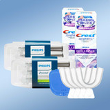 Philips Zoom Nite White 22% Mouthguard Set & Brilliance Toothpaste Bundle