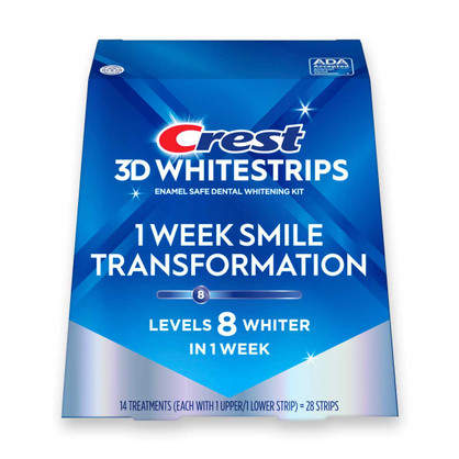 Crest 3D Whitestrips 1 Week Smile Transformation (formerly Glamorous White)