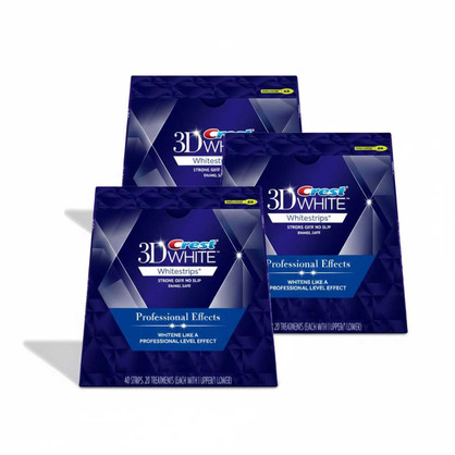 [3 PACKS] Crest 3D Whitestrips Professional Effects Bundle