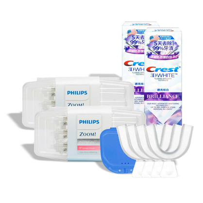 Philips Zoom Day White 6% Mouthguard Set & Brilliance Toothpaste Bundle