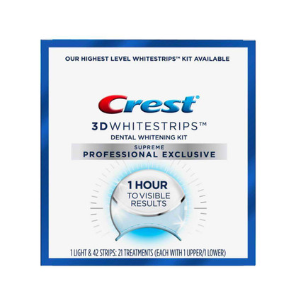 Crest 3D Whitestrips Supreme Professional Exclusive with LED Light