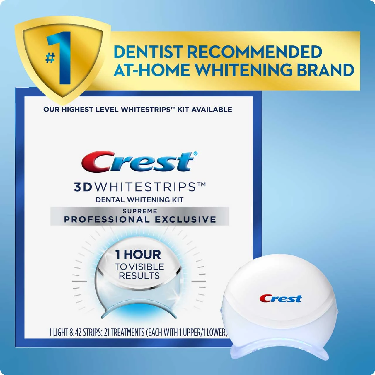 Crest Whitestrips Supreme Professional Exclusive strip