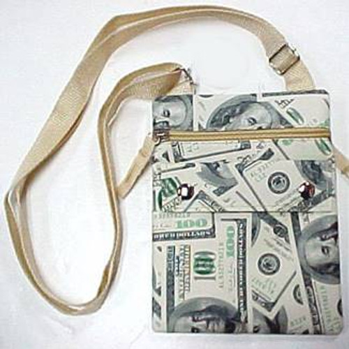 100 bill Money cross bags