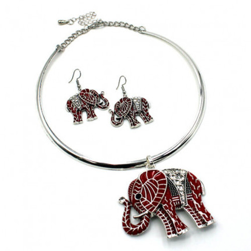 Delta Elephant Silver Set