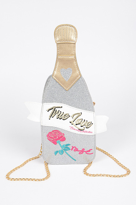 True LOVE Champagne Sparkling Clutch