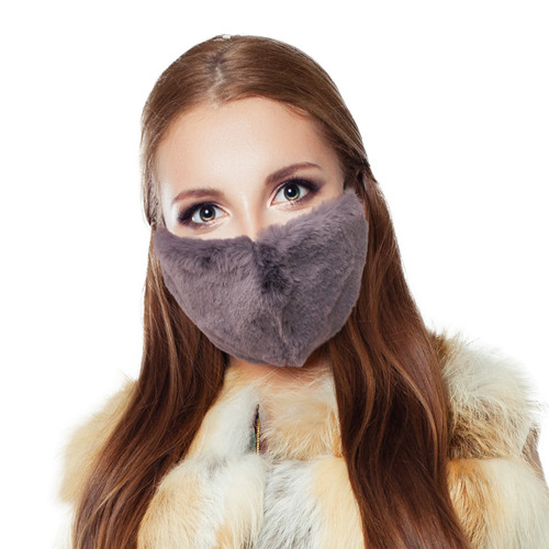 Gray Fur Mask