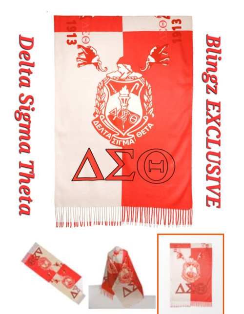 Delta Sigma Theta Shawl
