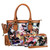 Black/ White Kamala, Biden & Obama Handbag set