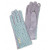 Gray/blue Gloves Silver Specks