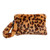 Leopard Fur Wristlet Clutch 11X7.75