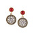 Silver & Gold metal asst color dangling earrings