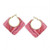 COLOR HOOP EARRING. MIXED 6 COLOR / Height 6.0cm [