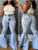 Stretch Bell Bottom Jeans