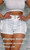 White cargo shorts