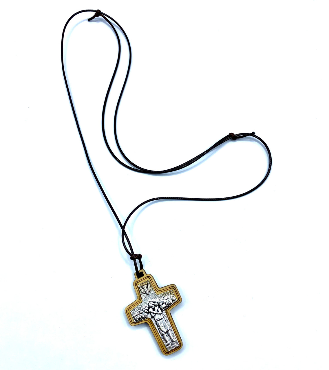 Olive Wood Cross Pendant - Latin Cross, Wood Cross Necklace -  valleyresorts.co.uk