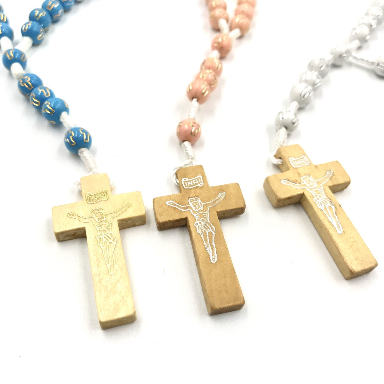 AB Max Rosary Beads Catholic - Wood Cross Necklace for India | Ubuy