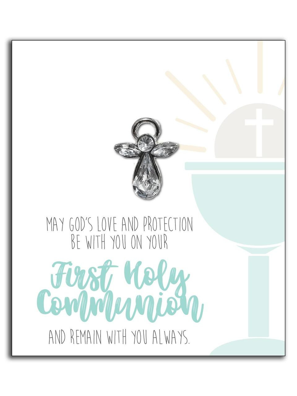 First Communion Brooch Always With You Angel Brooch – First Holy Communion Gift