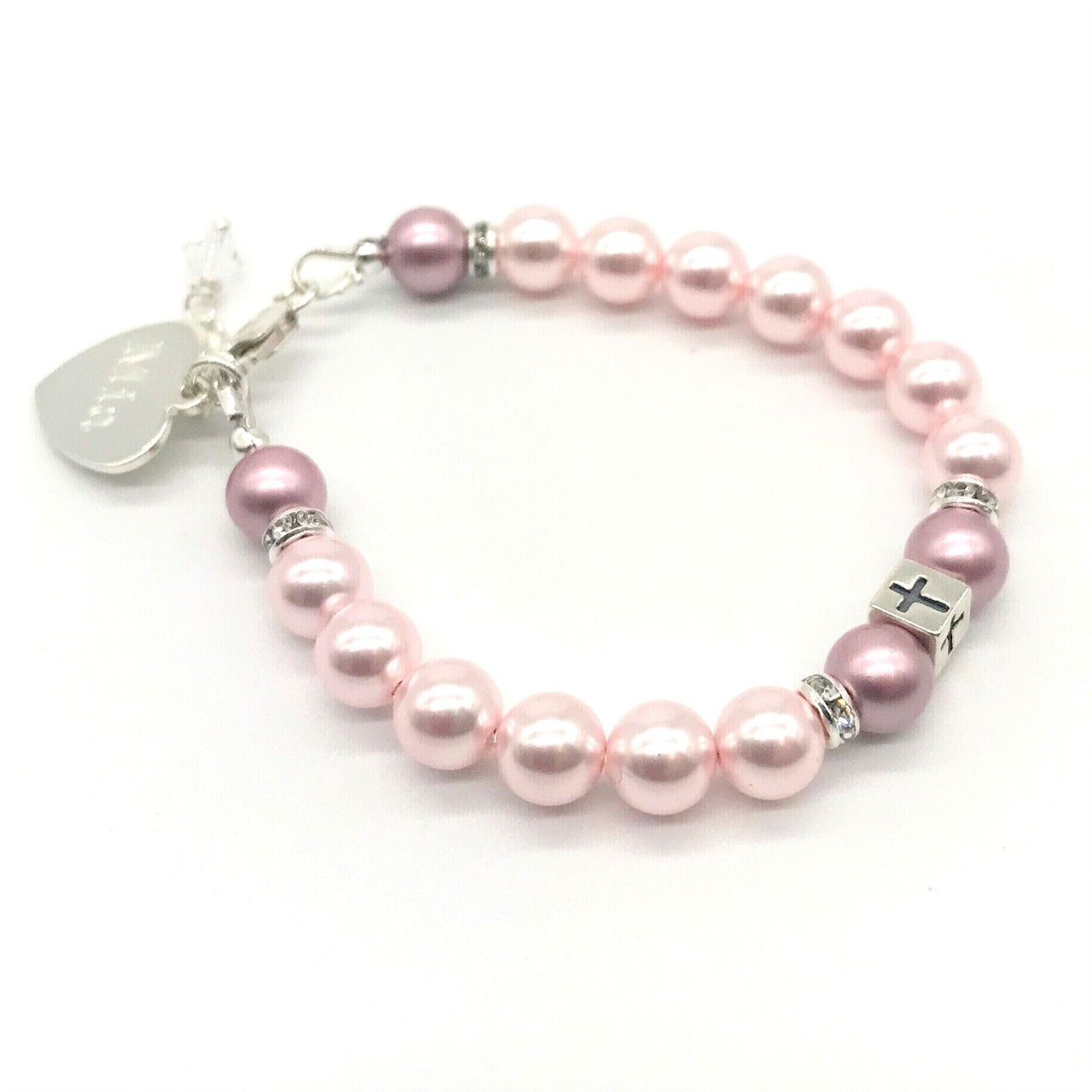 baby rosary bracelet baptism