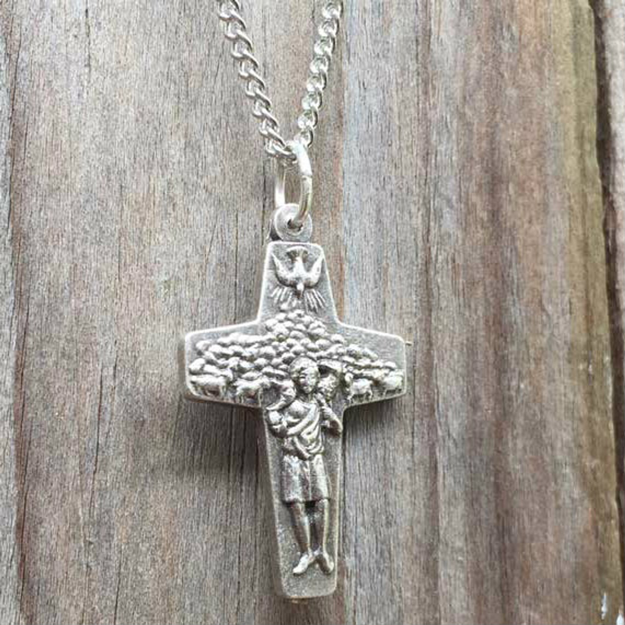 Cross Necklace In Sterling Silver, 27mm – BLOODLINE DESIGN