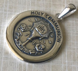 Sterling Silver Holy Communion Medal