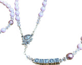personalised swarovski rosary beads