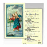 Saint Christopher Motorists Prayer Card
