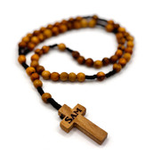 buy olive wood corded jerusalem rosary beads buy olive wood corded jerusalem rosary beads