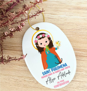 Personalised Patron Saint Hanging Plaque Personalised Patron Saint Hanging Plaque