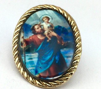  Saint Christopher Lapel Pin 